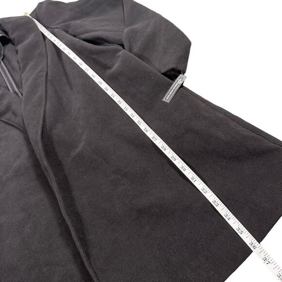 Halogen Black Double Face Open Coat Size XL - Picture 4 of 8